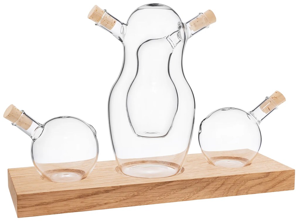Cruet - Olaj, ecet, só és bors - Clap Design