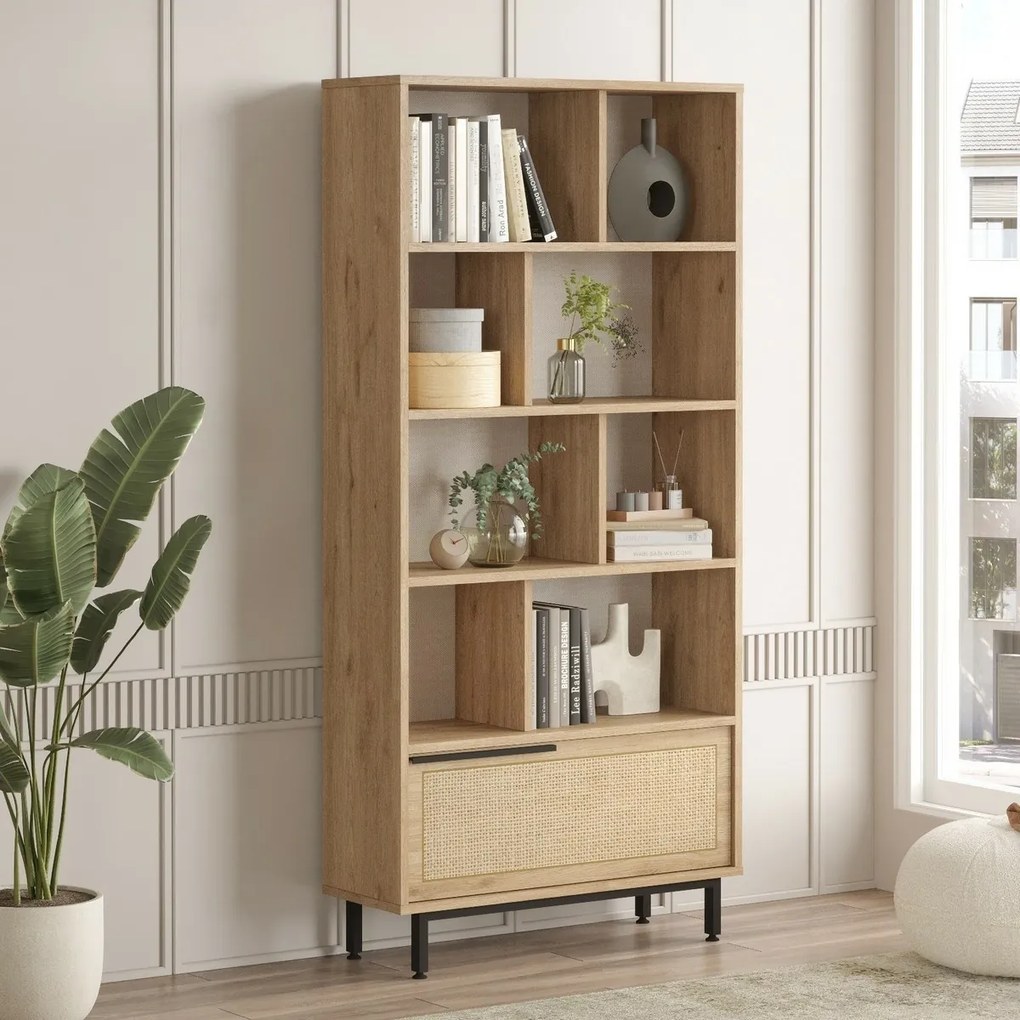 One Walnut and Oak könyvtár
