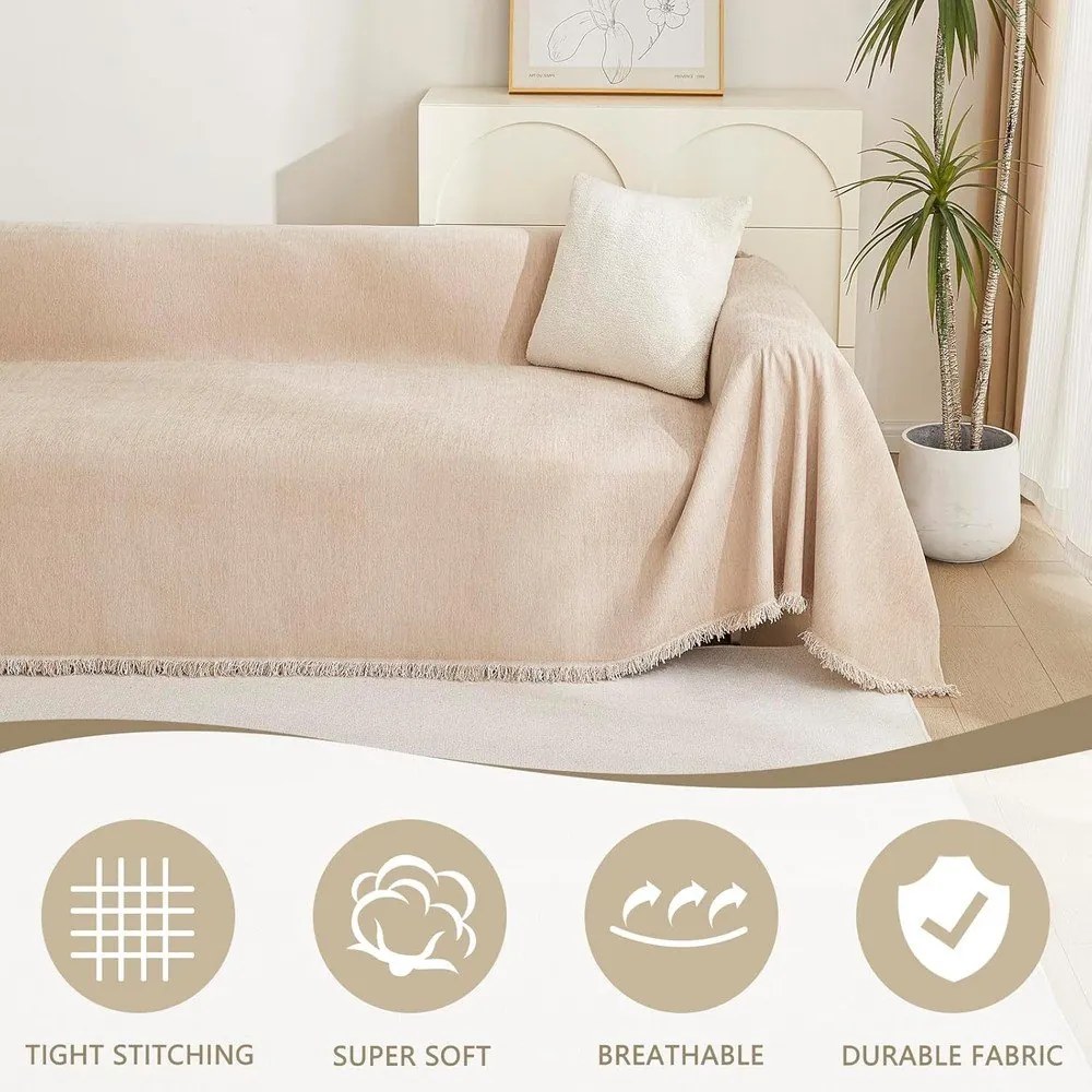 Bézs fotel huzat 70 cm Talo – Filumi