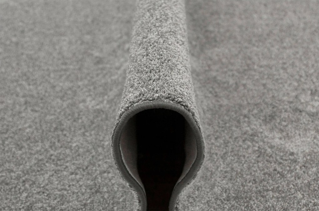 Nappali Szőnyeg Világos Szürke Sűrű Vastag Puha Juta Lima 250x300 cm