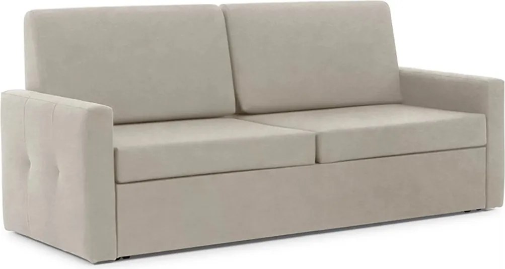 Elegantia kanapé félmagas ágyhoz 160 cm - krém Ado 1601 Halva szövet