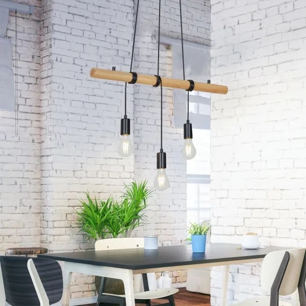 Briloner 4015035 - Csillár zsinóron 3xE27/25W/230V