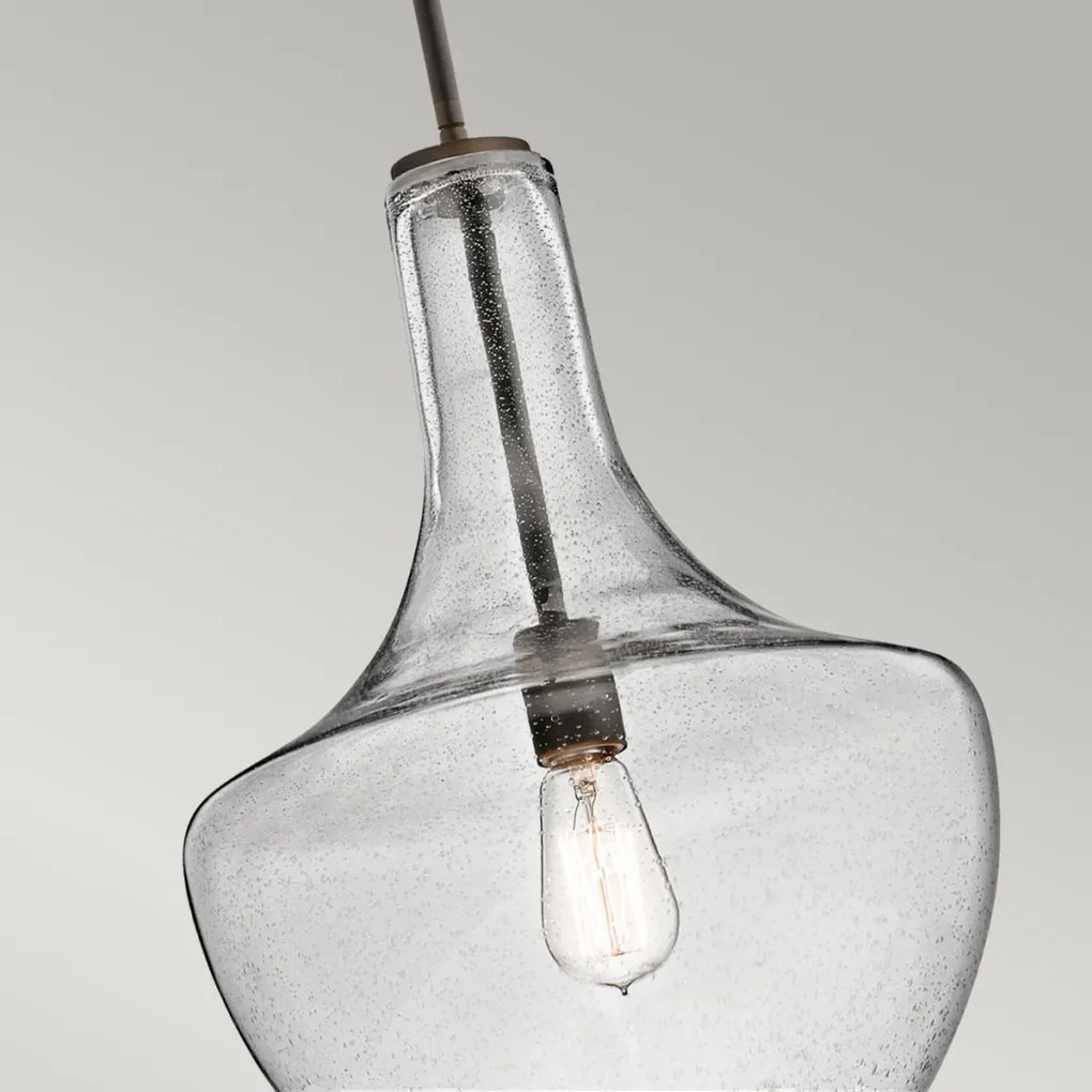 Kichler EVERLY KL-EVERLY-P-M-OZ Függőlámpa 1x60W/E27