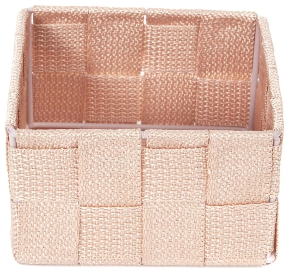 Compactor TEX S fiókos tároló szervező, 12 x 12 x 7 cm, rózsaszín, S