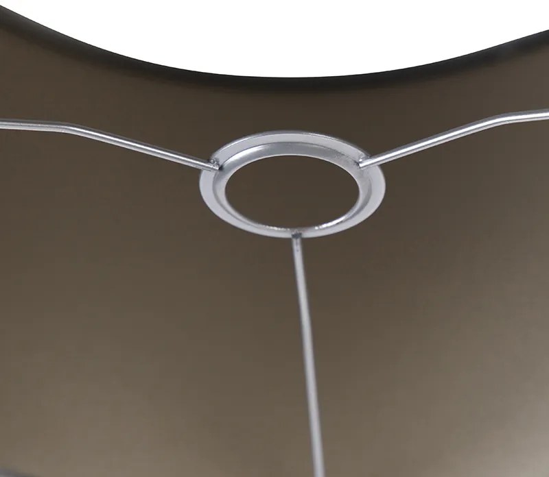 Bársony lámpabúra szürke 35/35/20