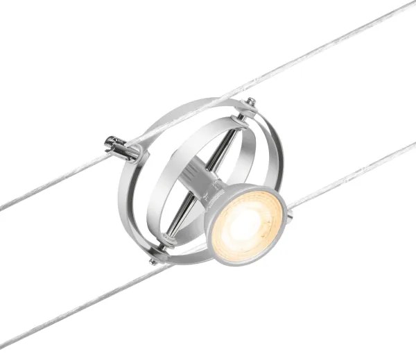 Paulmann 94436 - 5x GU5,3/10W CARDAN spotlámpa, matt króm, 230V