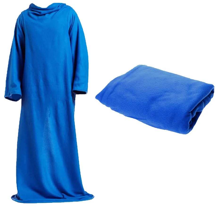 Hosszú TV nézős takaró ujjakkal - blue