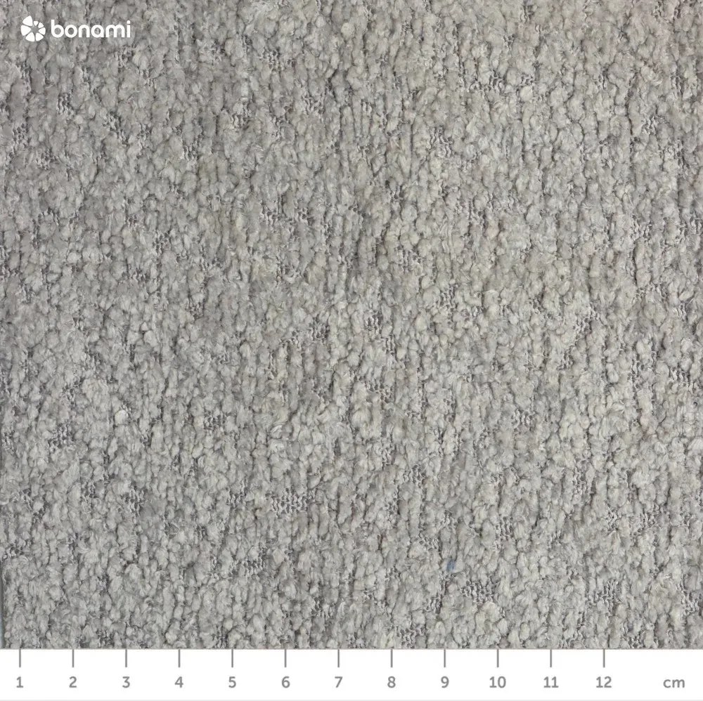 Szürke buklé kinyitható kanapé 215 cm Patti – Bonami Selection