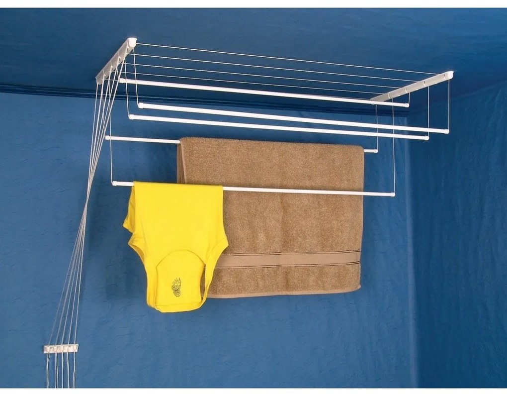 Ideal Mennyezeti ruhaszárító 7 rúddal, 170 cm, 170 cm