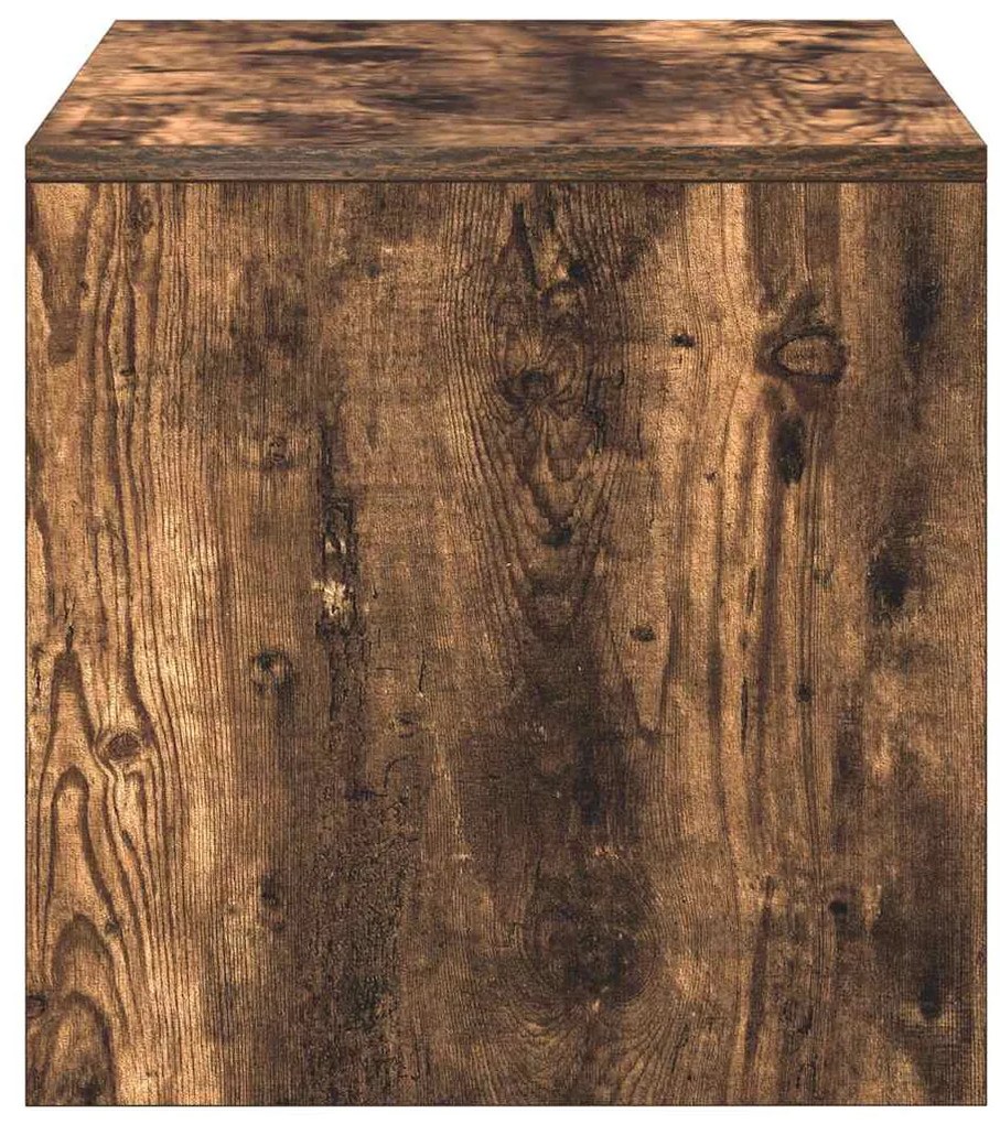füstös tölgy színű szerelt fa TV-szekrény 100 x 40 x 40 cm