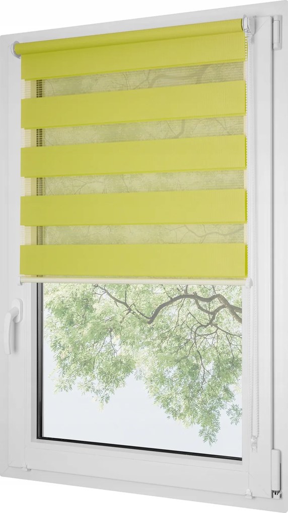 Redőny Éjjel-nappal Feszítővel Non-invazív 38x150 CM Lime