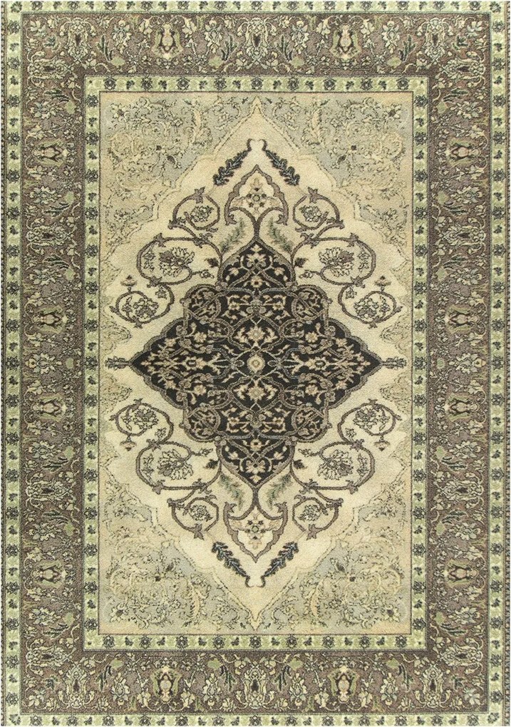 Agnella Gyapjú Szőnyeg Isfahan Leyla Alabástrom Klasszikus Dísz 160x240 cm