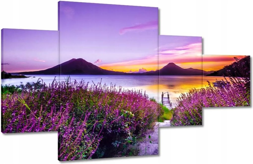 Festmények 130x80 Gyönyörű tájkép Tájkép