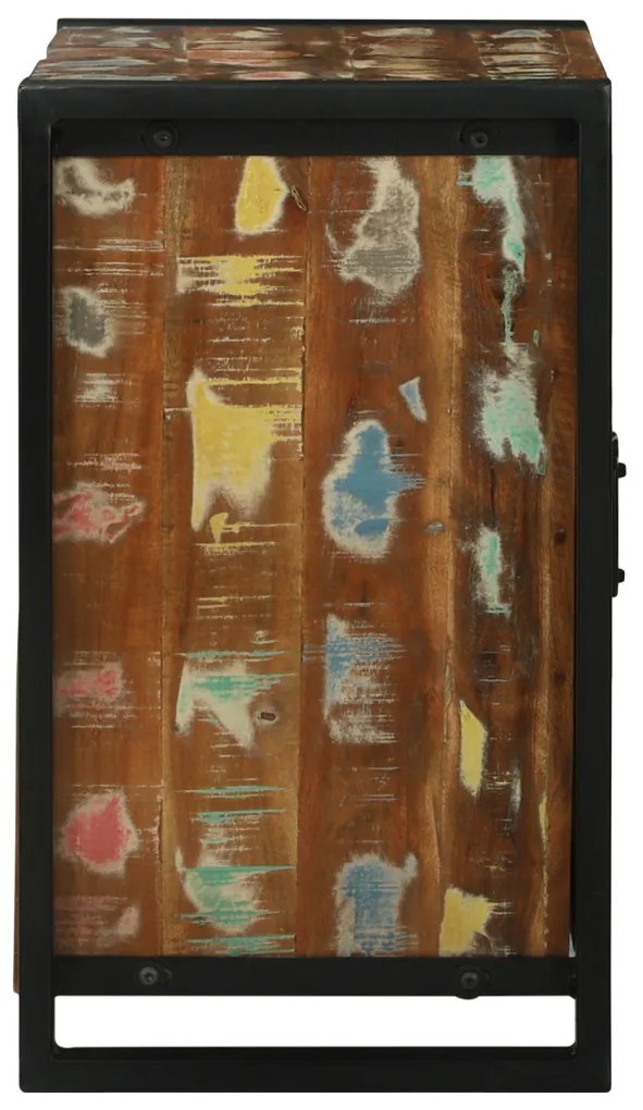 Mosdószekrény 55x35x60 cm Tömör fa újrahasznosított