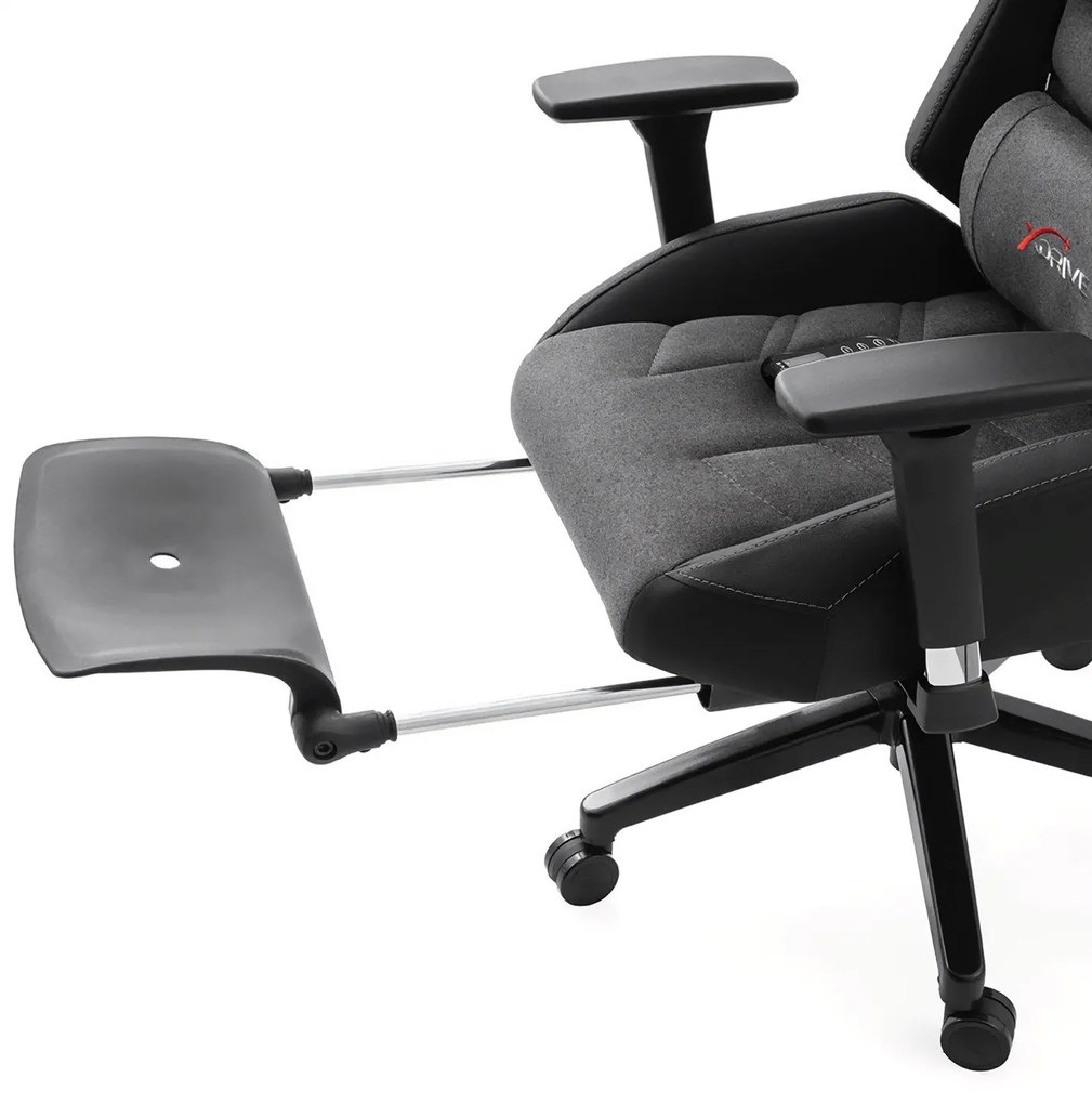 FIRTINA Massage TX 200 KG teherbírású szövet gamer szék lábtartóval, beépített masszázs- és fűtés funkcióval, 3D kartámasz