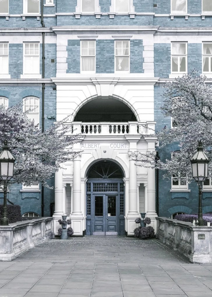 Poszter 50x70cm Albert bíróság épülete, Assaf Frank