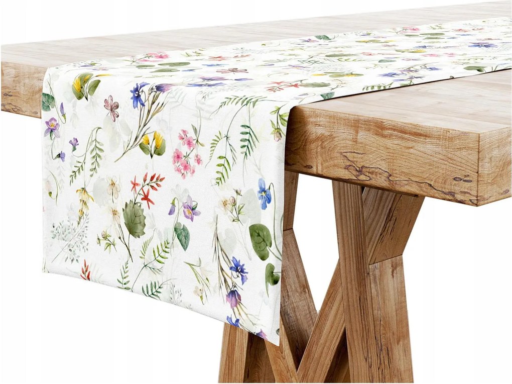 Asztalterítő 40x200 Finom Futópad Mezei Virágok Rét 6334