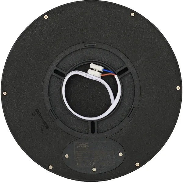 Fulgur 41811 - LED Mennyezeti lámpa NOMY LED/18W/230V átm. 23 cm fekete