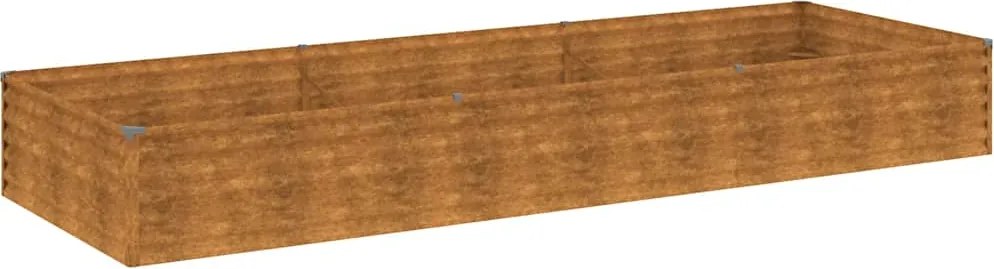vidaXL corten acél kerti magaságyás 291x100x36 cm