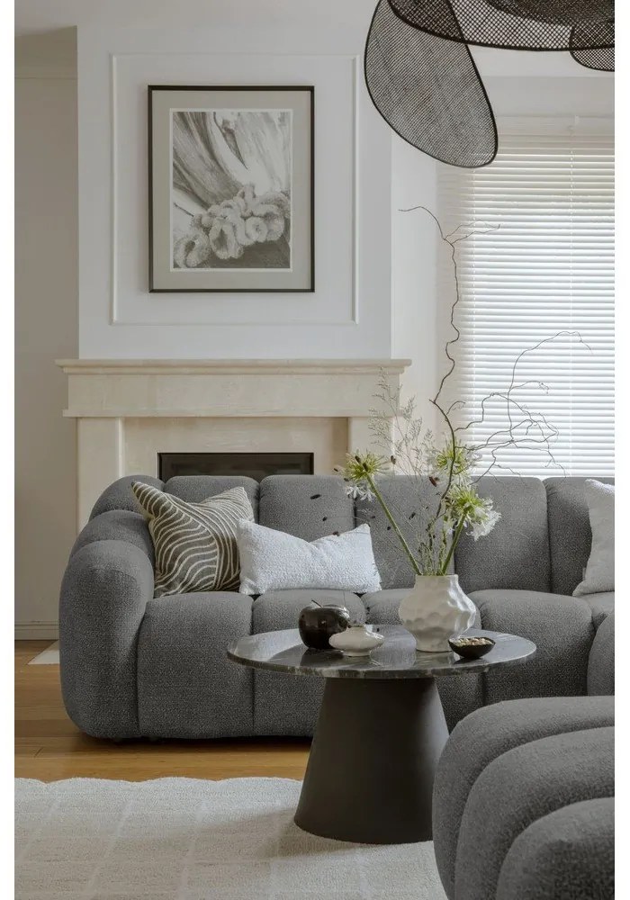 Szürke sarokkanapé (bal oldali-U alakú) Shell – Miuform