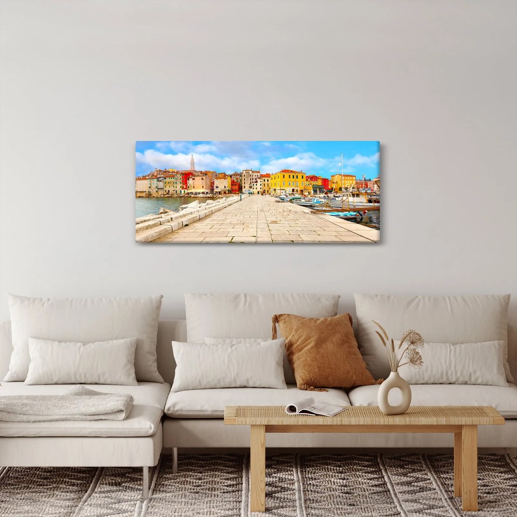 Kép - Poreč régi isztriai városa, Horvátország (120x50 cm)