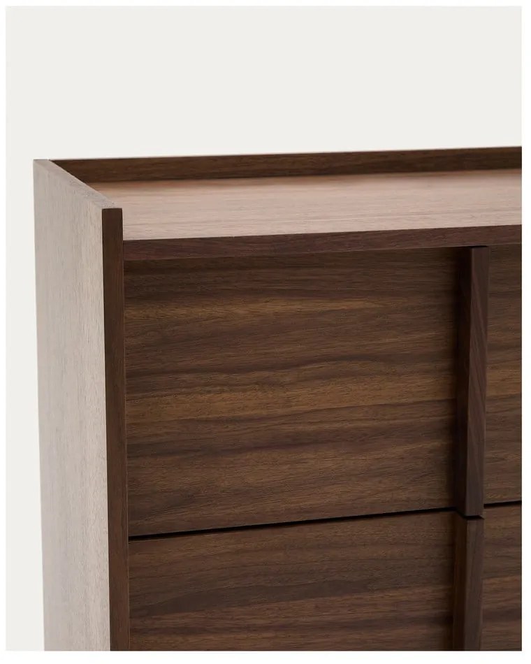 Barna komód diófa dekorral 100x78x50 cm Onix – Kave Home