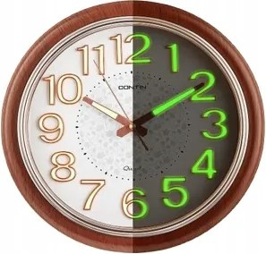 Falióra 30 cm – megvilágított vintage ultracsendes dekoratív Retro