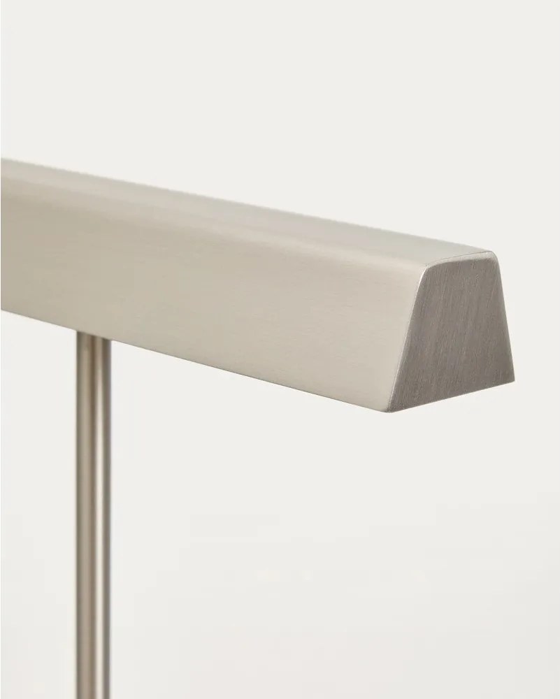 Ezüstszínű állólámpa (magasság 121 cm) Lynor – Kave Home