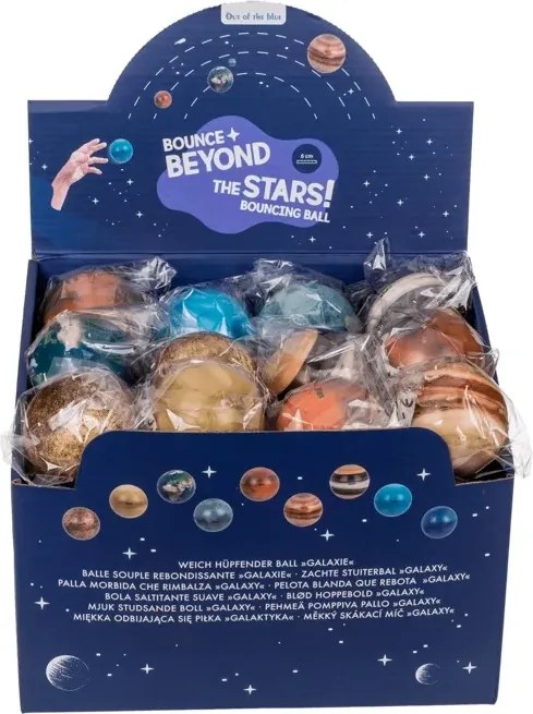 Pattogó labda - bolygók - 6 cm - különböző típusok