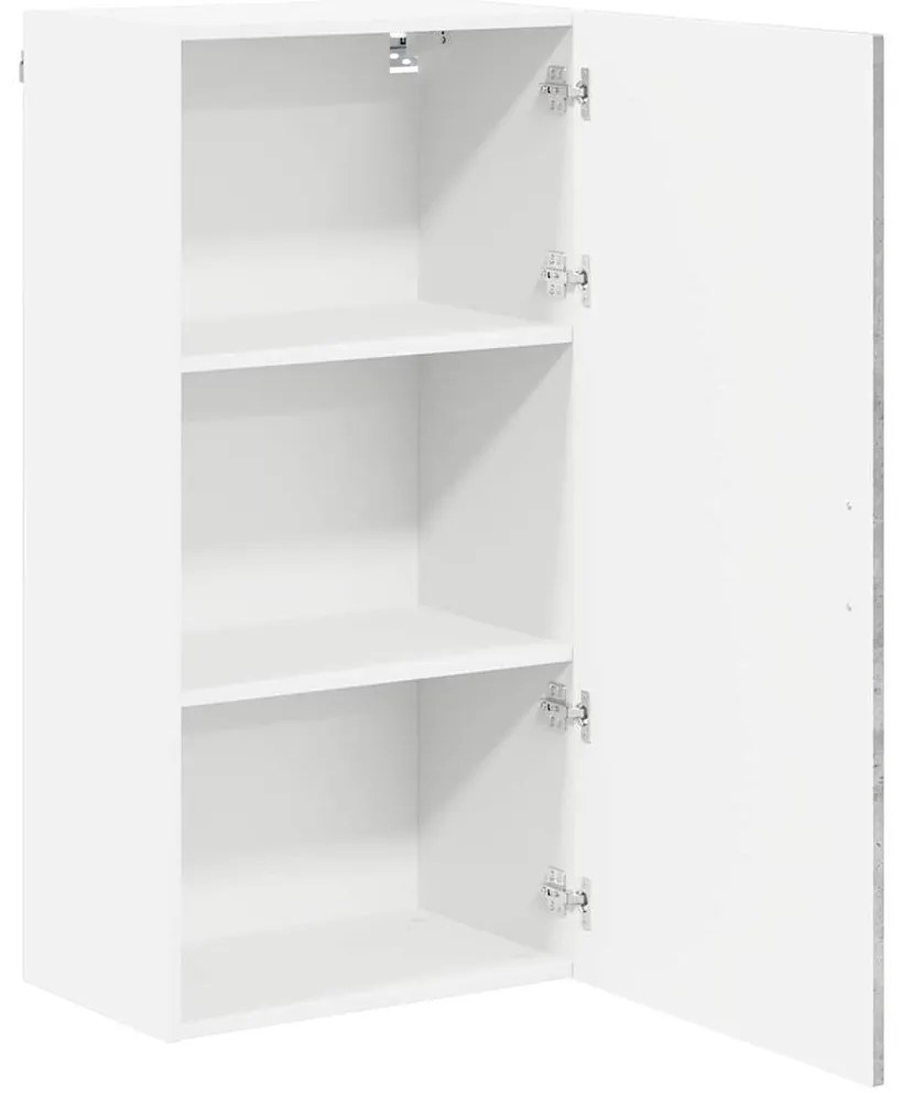 Fali konyhaszekrény Beton Szürke 50 x 31 x 100 cm Faanyag