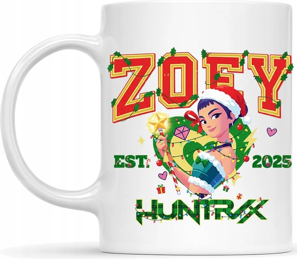 Karácsonyi bögre Huntrix Zoey Karácsonyi ajándék
