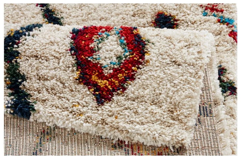 Geometric krémszínű szőnyeg, 200 x 290 cm - Mint Rugs