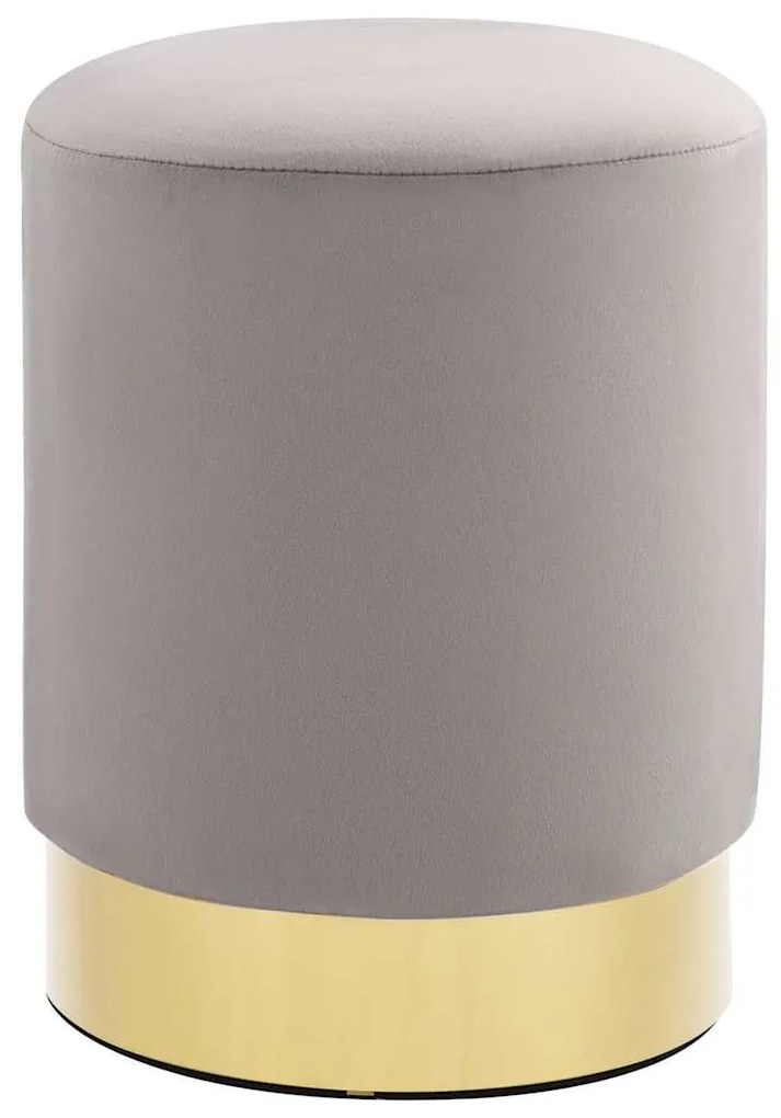 világosszürke és aranyszínű bársony ülőke 28 x 36 cm