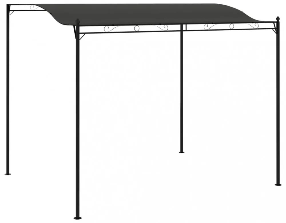 antracitszürke napellenző 3 x 2,4 m