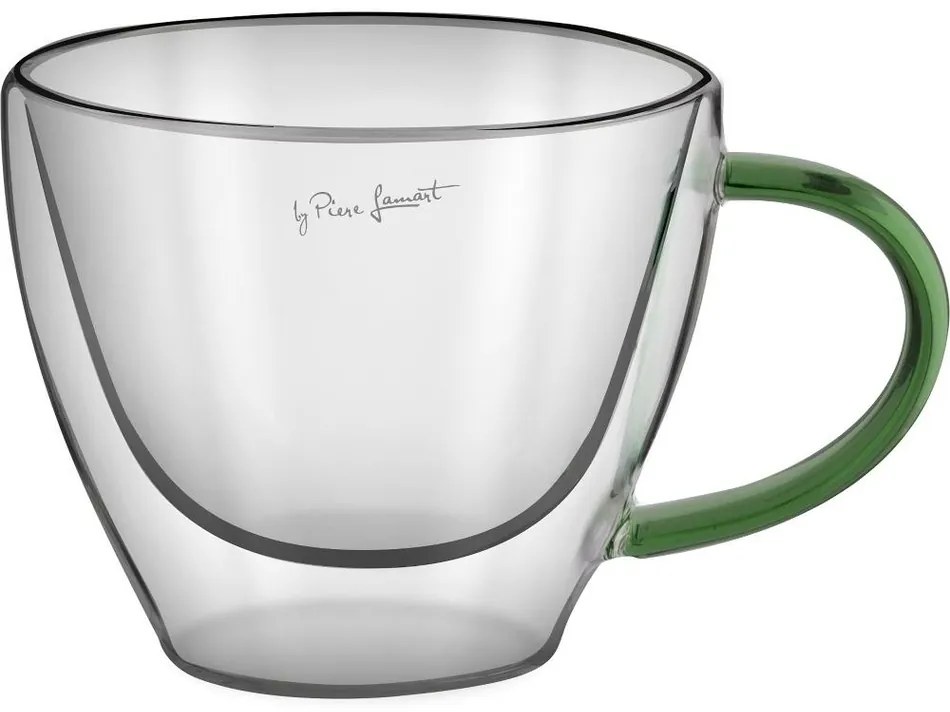 Lamart LT9115 2 részes cappuccino pohárkészletVaso, 190 ml, zöld