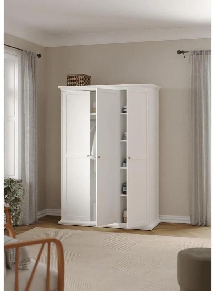 Provence II szekrény, fehér