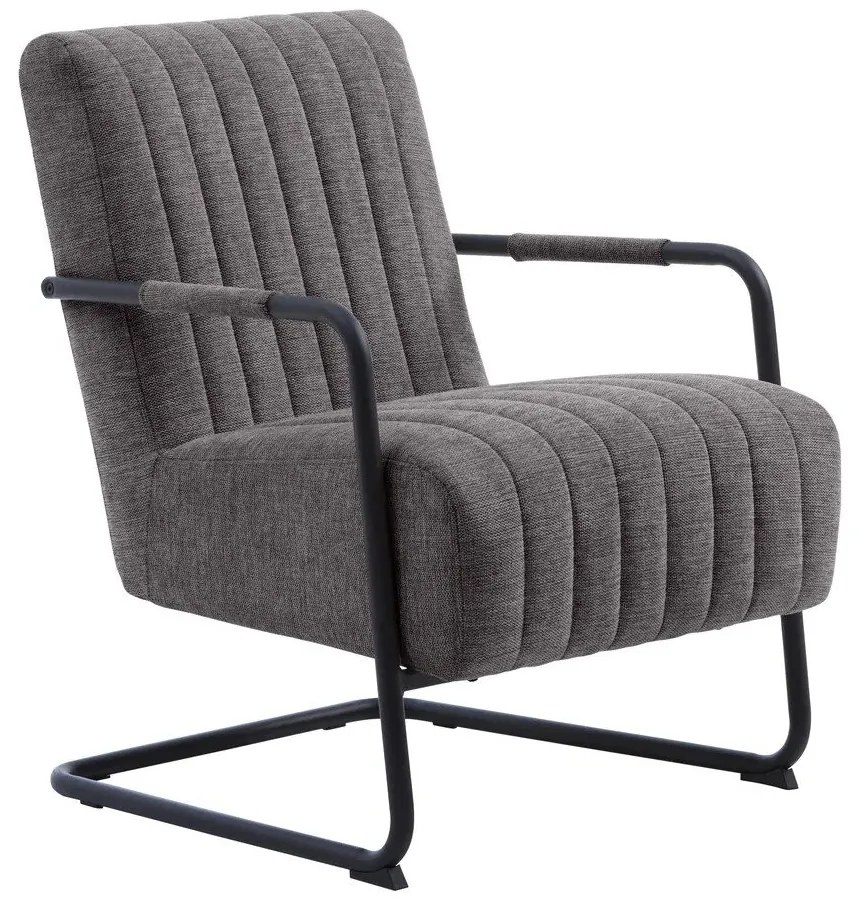 Sötétszürke fotel Trout – Unique Furniture