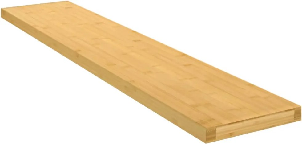 vidaXL bambusz fali polc 100x20x4 cm