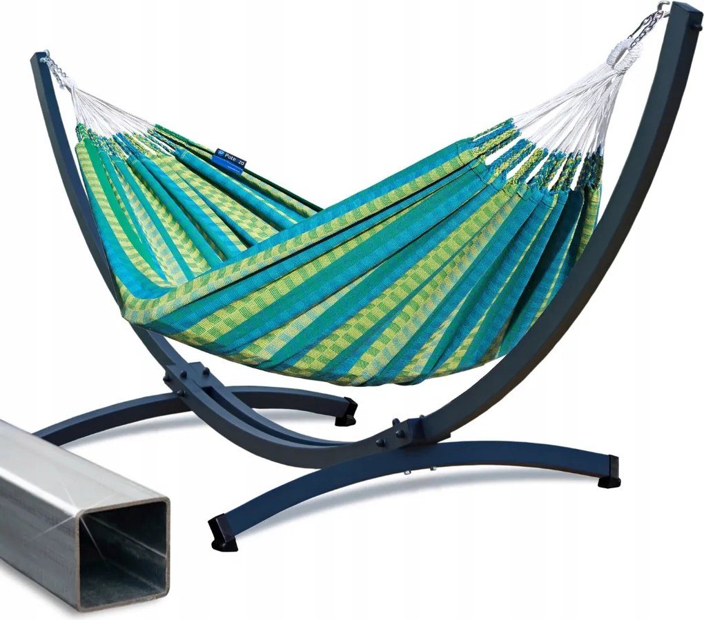 Morena Kerti Függőágy Nagy 2 Személyes Horganyzott Titán Acél Váz Potenza