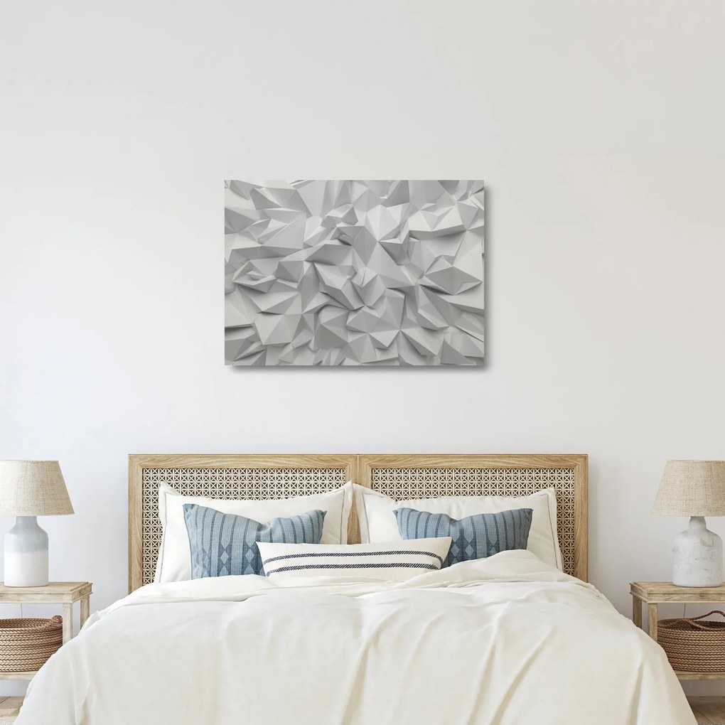 Absztrakciós kép (üvegen) (70x50 cm)