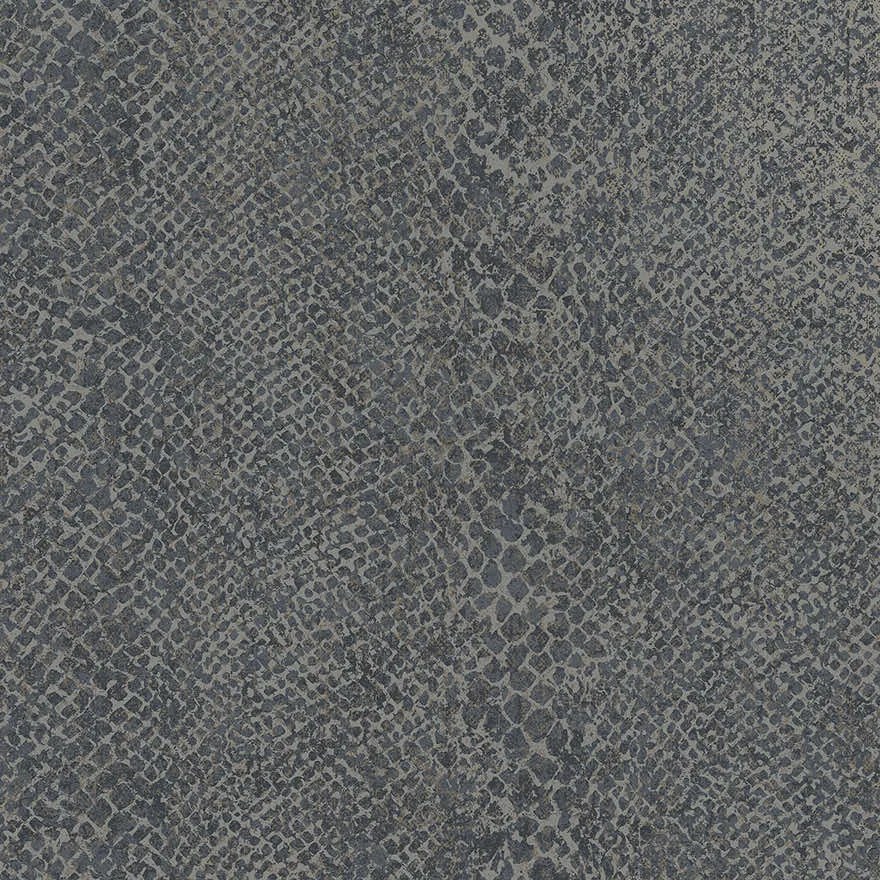 Holden Decor Essence Boa kék kígyóbőr mintás fémhatású vlies tapéta – 66282