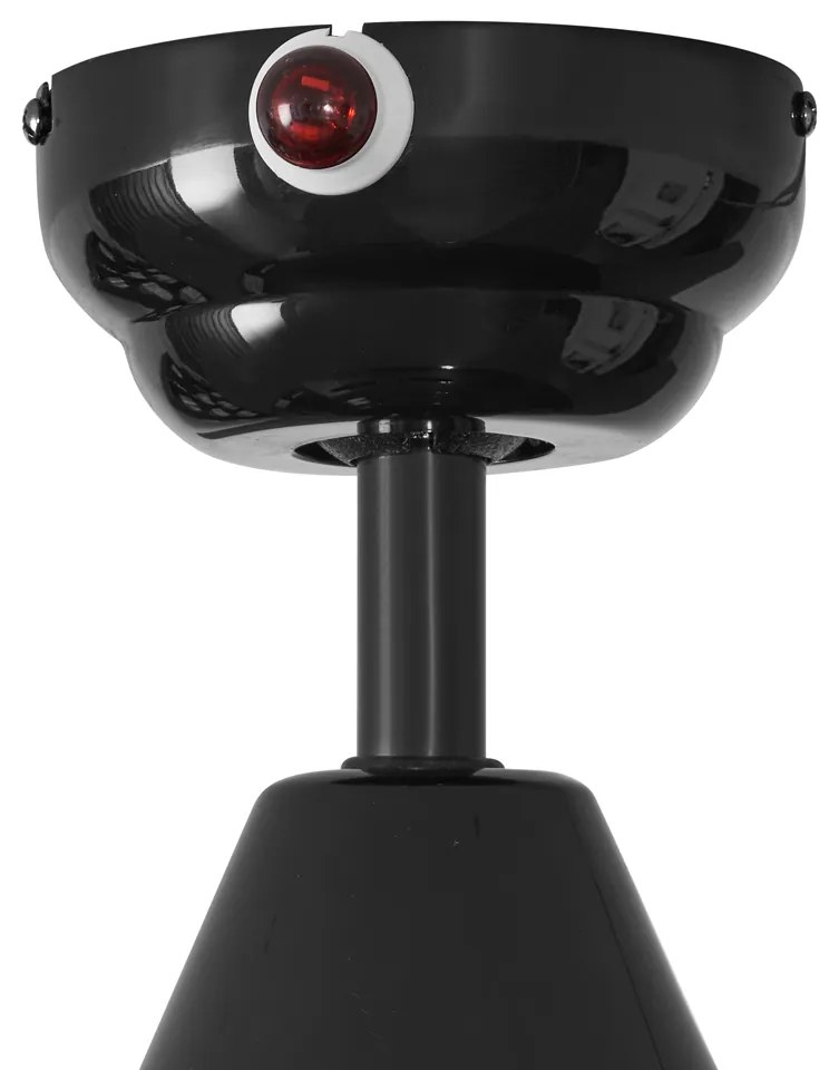 Mennyezeti ventilátor fekete 132 cm LED-del és távirányítóval - Cool Anello