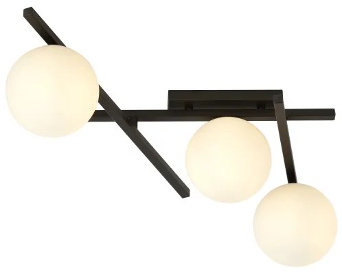 Mennyezeti lámpa SMART 3xE14/10W/230V fekete/fehér
