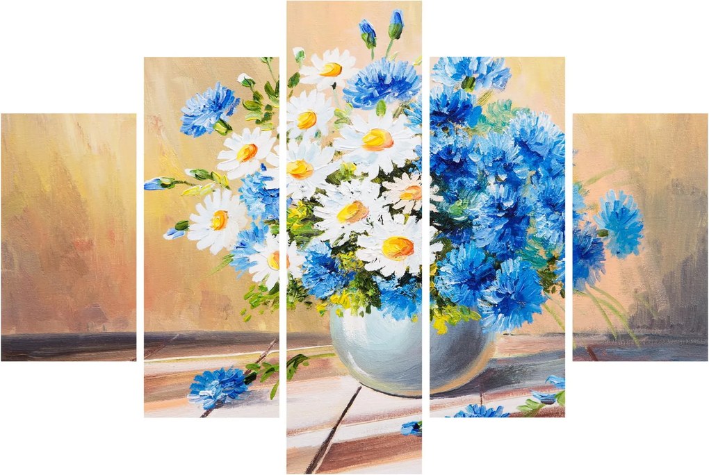Festett kép egy váza virágról (150x105 cm)