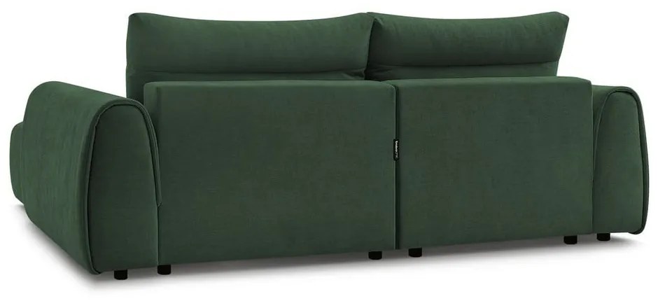 Sötétzöld sarokkanapé Aden – Bobochic Paris