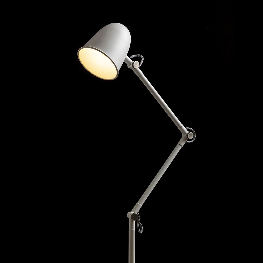 RENDL DANNY állólámpa fehér matt nikkel 230V LED E14 5W