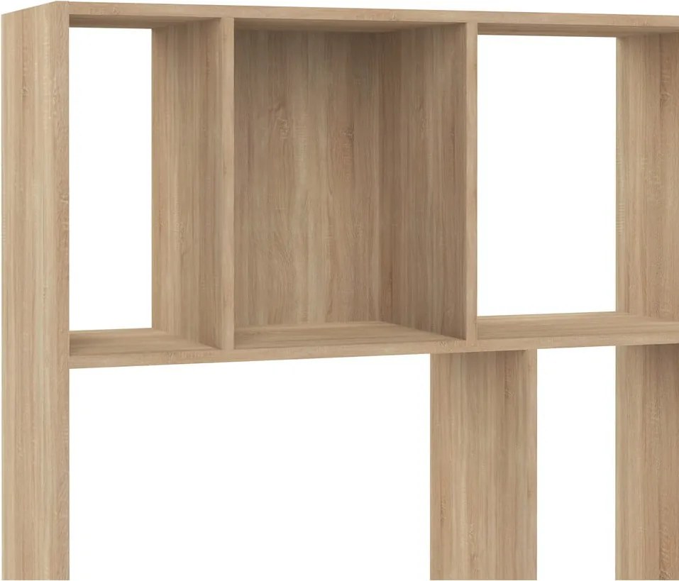 Könyvespolc tölgyfa dekorral 98x181 cm Toronto - TemaHome