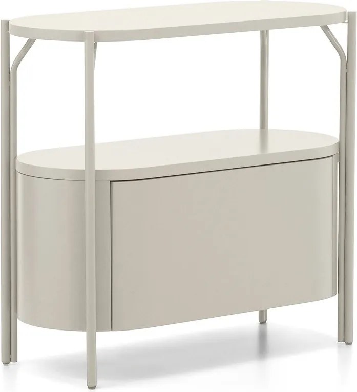 Fehér mosdó alatti szekrény 90x81 cm Arely – Kave Home