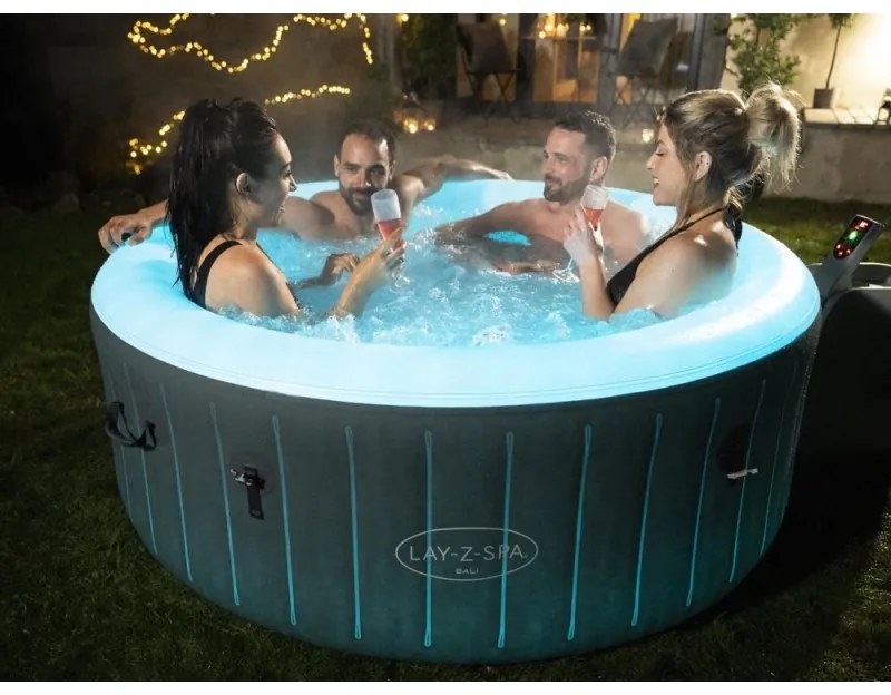 Jacuzzi Lay-Z-Spa Bali LED lámpa 4 személyes Bestway