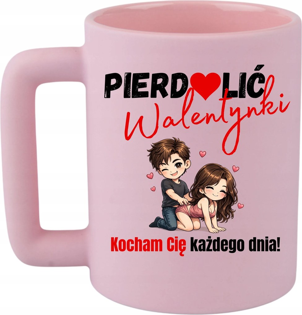 Bögre Rózsaszín Leo Vicces Ajándék Valentin Nap P******* Valentin Nap